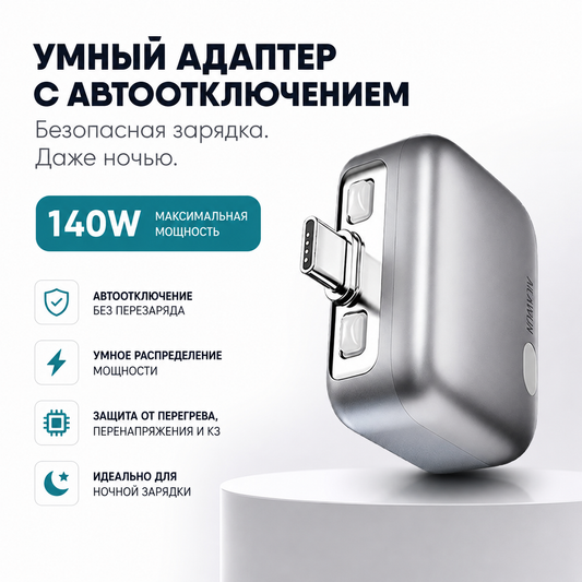 Умный адаптер 140Вт